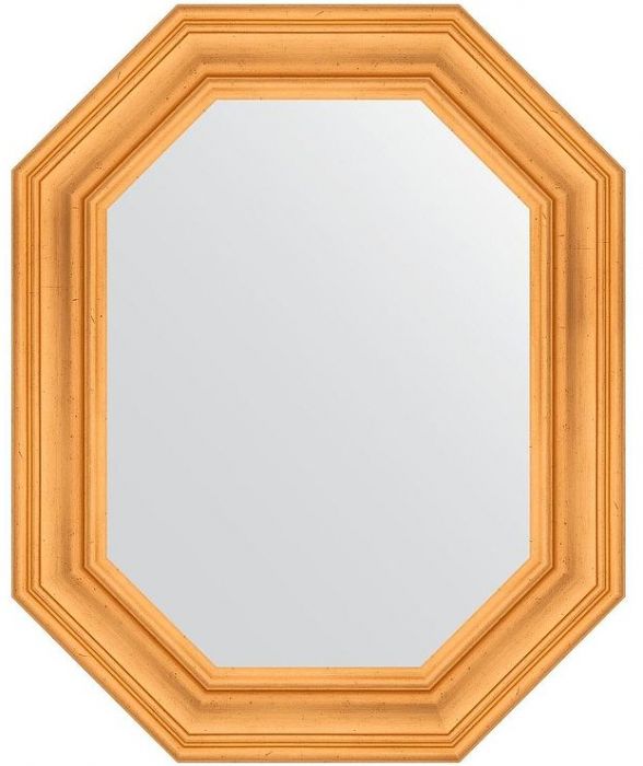 Зеркало Evoform Octagon 64х79 BY 7207 в багетной раме - Травленое золото 99