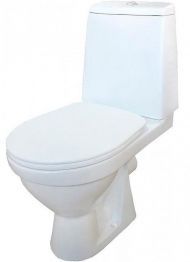 Унитаз компакт Rosa Браво 4640021067222 Белый с бачком и сиденьем