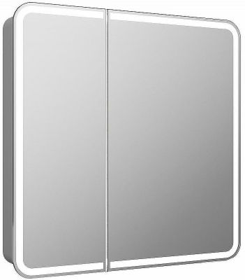 Зеркальный шкаф Континент Elliott LED 80 МВК014 с подсветкой Белый