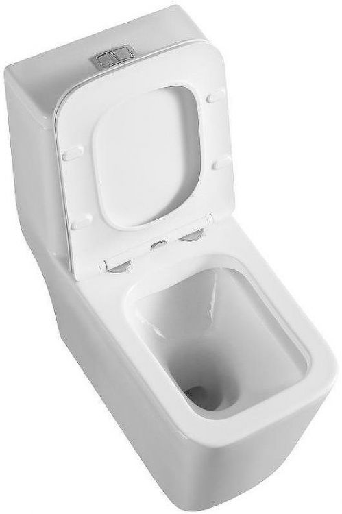 Унитаз моноблок Royce Bronx RCT-152002WH с сиденьем Микролифт Унитаз моноблок Royce Bronx RCT-152002WH с сиденьем Микролифт