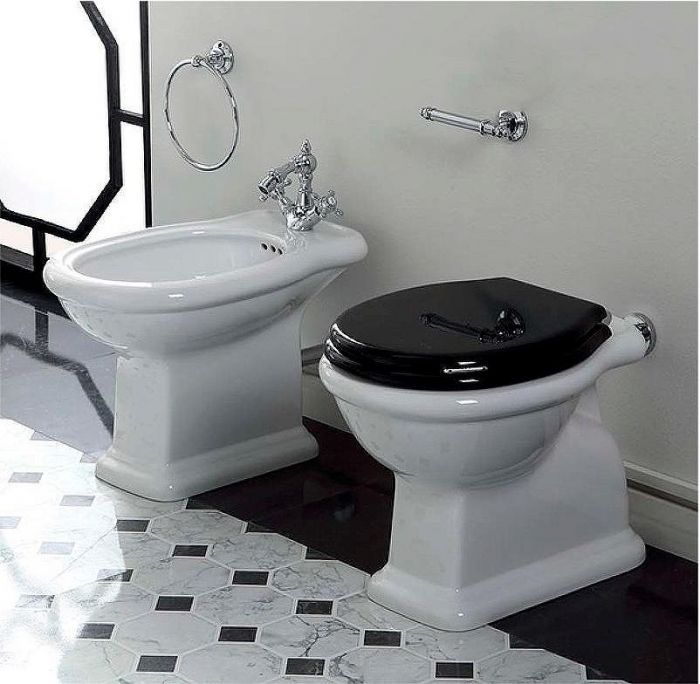 Унитаз Simas Lante LA01bi приставной без бачка и сиденья