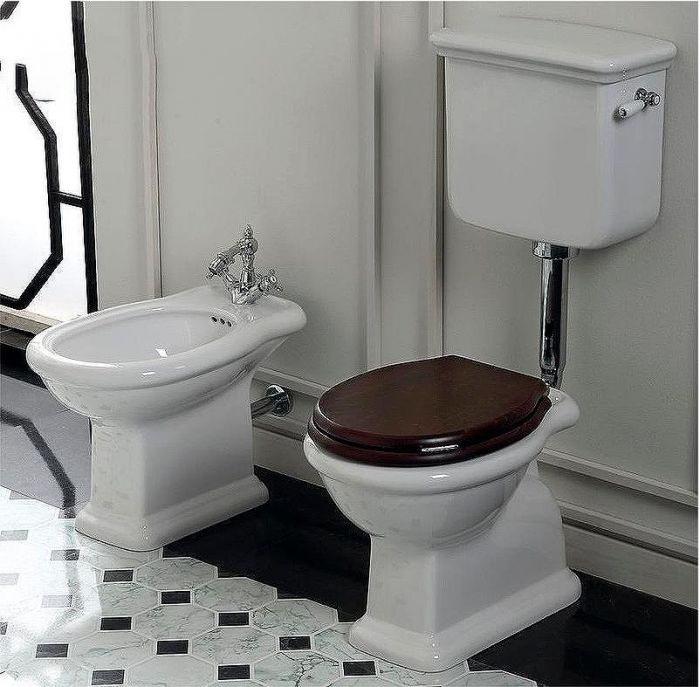 Унитаз Simas Lante LA01bi приставной без бачка и сиденья