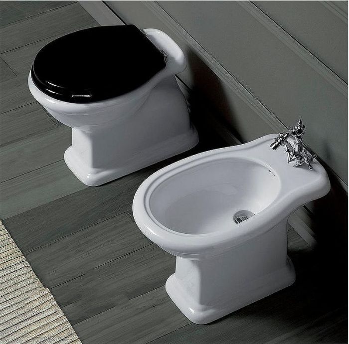 Унитаз Simas Lante LA01bi приставной без бачка и сиденья