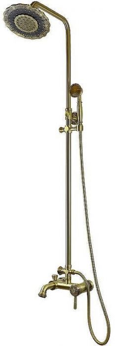 Душевая система Bronze de Luxe Windsor 10124DF Бронза