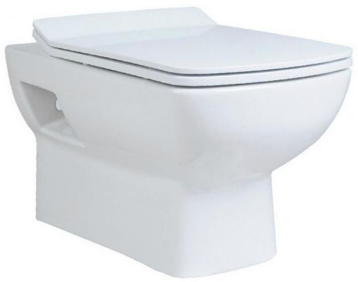 Унитаз Creo Ceramique Tours TO1100N+TO1001N подвесной с сиденьем Микролифт