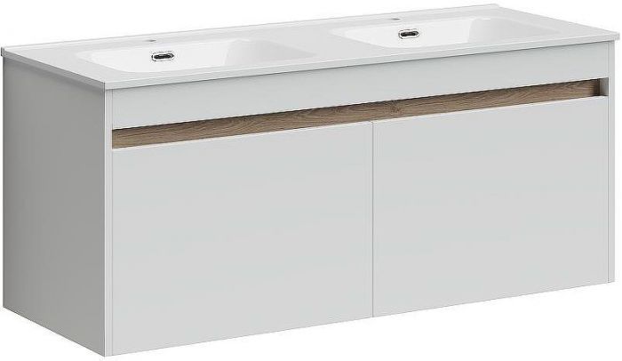 Тумба под раковину Sancos Smart 120 SM120-2W подвесная Белый глянец