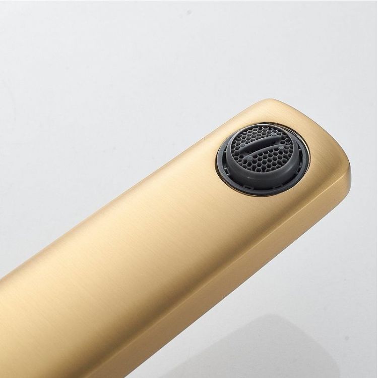 Смеситель для раковины Shevanik S9911G цвет Золотой сатин