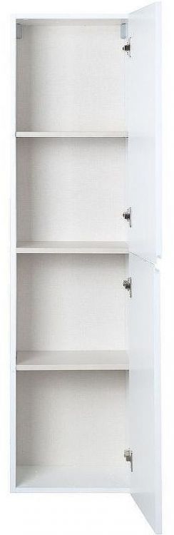 Шкаф пенал Art&Max AM-Platino-1500-2A-SO-BL подвесной Белый глянец