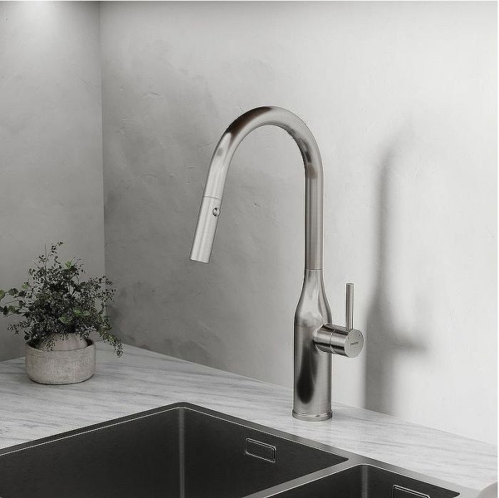 Смеситель для кухни Sancos Grand SC4002BNG Нержавеющая сталь