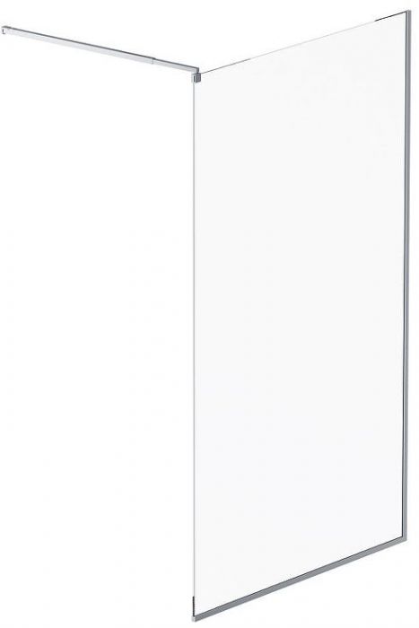 Душевая перегородка AM.PM Func 120 W84WI-120-F1-MTE профиль Хром матовый стекло прозрачное