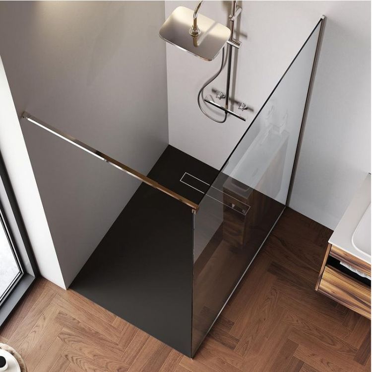 Душевая перегородка AM.PM Func 120 W84WI-120-F1-MTE профиль Хром матовый стекло прозрачное Душевая перегородка AM.PM Func 120 W84WI-120-F1-MTE профиль Хром матовый стекло прозрачное