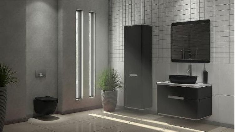 Унитаз beWash Bogen 88303270 подвесной Черный матовый с сиденьем Микролифт