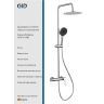 Душевая система Gid Edessa L070CHND3 цвет Хром