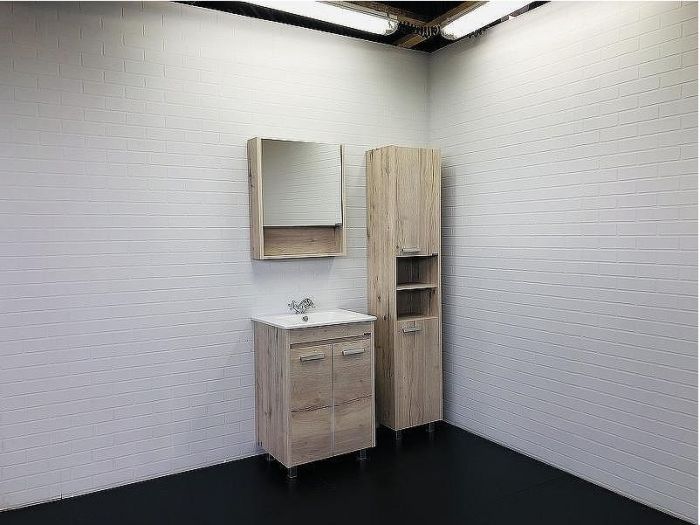 Шкаф пенал Comforty Марио 40 00-00005976 Дуб дымчатый