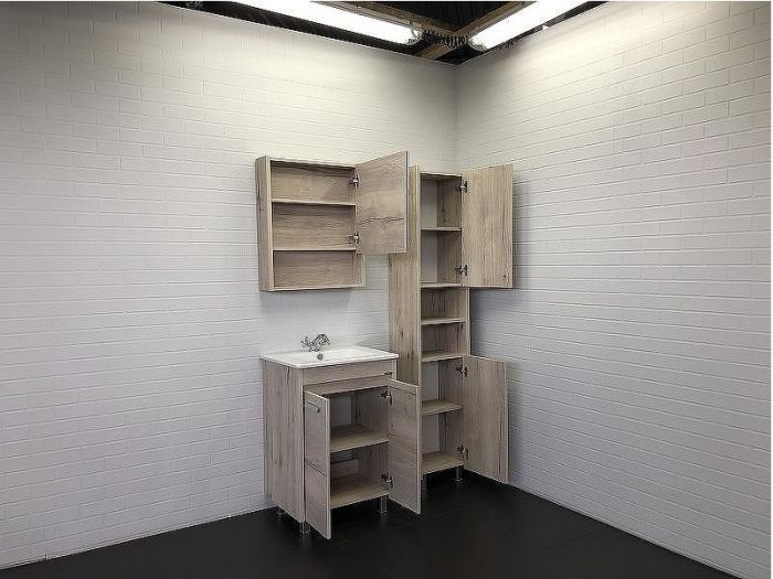 Шкаф пенал Comforty Марио 40 00-00005976 Дуб дымчатый