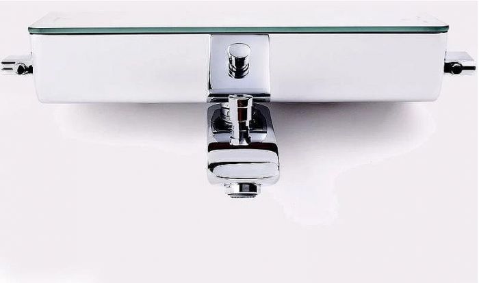 Смеситель для ванны Hansgrohe Ecostat Select 13141000 с термостатом Хром