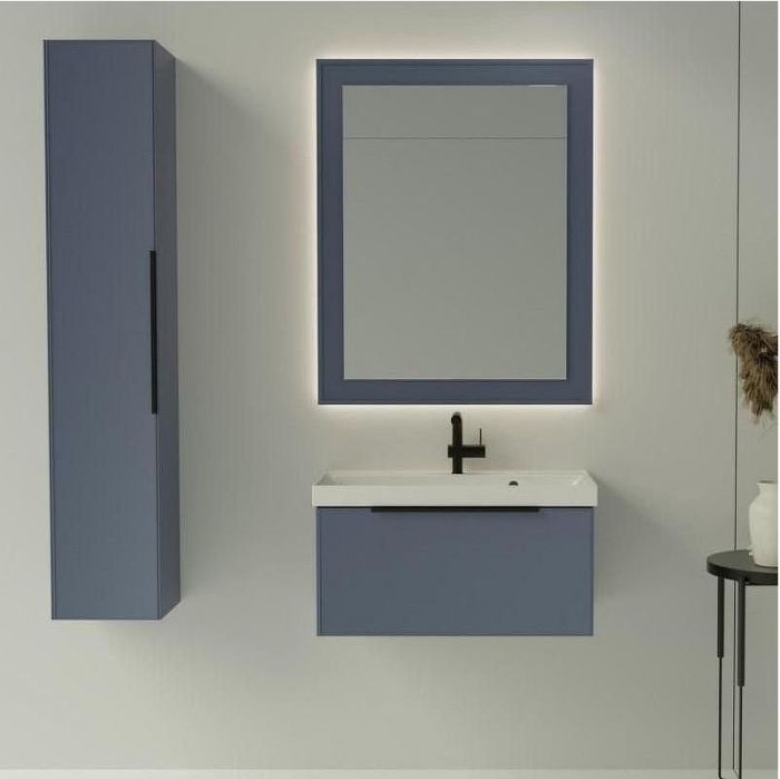 Шкаф пенал La Fenice Simpla 30 FNC-05-SIM-BG-30 подвесной Синий матовый