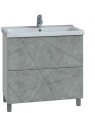 Тумба под раковину Vigo Geometry 70 tn.bsf.GEO.FOS.70.2Y цвет Бетон Белый