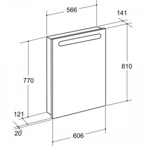 Зеркальный шкаф Roca Victoria Nord Black Edition 60 R (ZRU9000099) Зеркальный шкаф Roca Victoria Nord Black Edition 60 R (ZRU9000099)