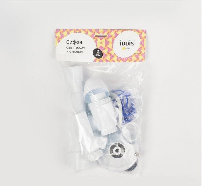 Сифон для кухонной мойки Iddis Kitchen Line S11UPS0i84 Белый