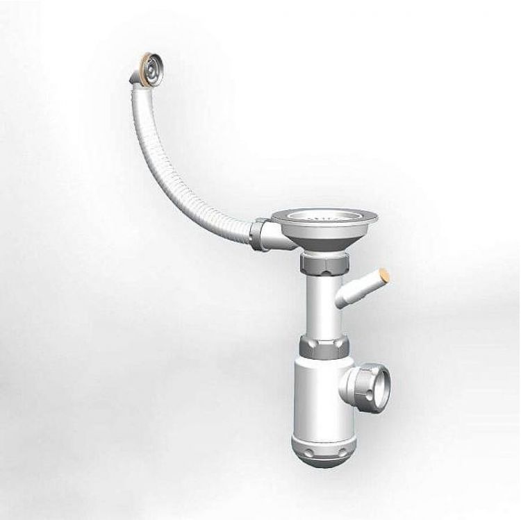 Сифон для кухонной мойки Granula Grand СФ-0021 цвет Хром Сифон для кухонной мойки Granula Grand СФ-0021 цвет Хром