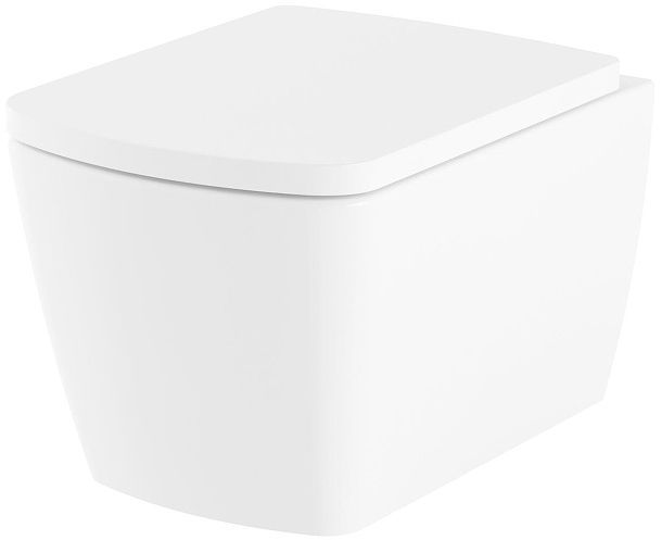 Унитаз Lavinia Boho Aveo Rimless 3306002R подвесной цвет Белый глянцевый с сиденьем Микролифт