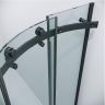 Душевой уголок Grossman Classic 90х90 301.K33.04.9090.21.00 профиль Черный матовый стекло прозрачное