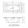 Акриловая ванна RIHO LINARES Plug&Play 160x70 RIGHT, BD5100500000000