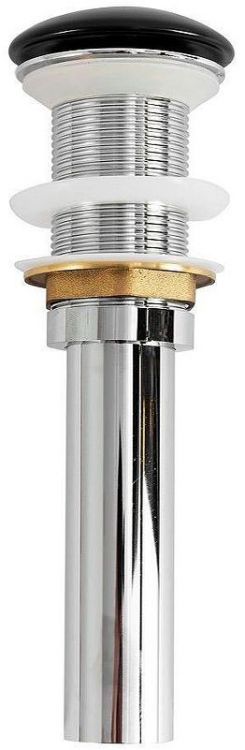 Донный клапан Art&Max AM-201BV-MB click-clack Черный матовый Донный клапан Art&Max AM-201BV-MB click-clack Черный матовый