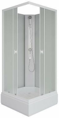 Душевая кабина Niagara Promo 80x80 P80/26Q/MT/BK без гидромассажа