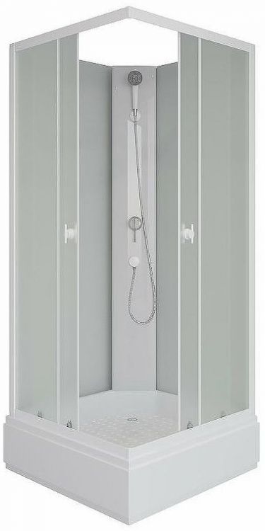 Душевая кабина Niagara Promo 80x80 P80/26Q/MT/BK без гидромассажа