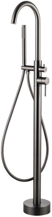 Смеситель для ванны Knotlor Eclipse SS-27/GM цвет Вороненая сталь