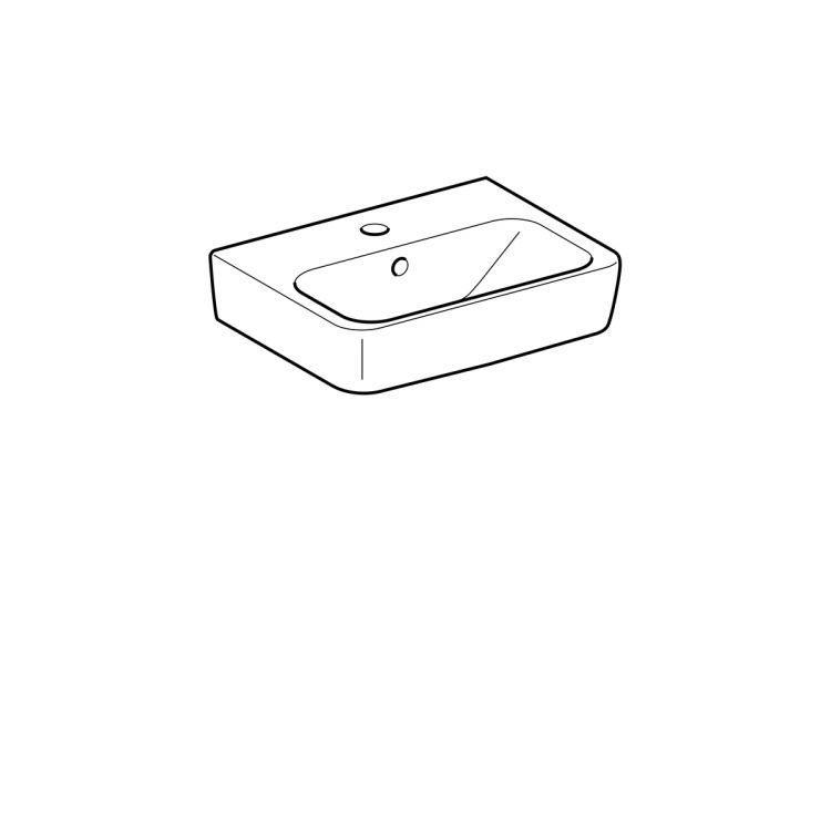 Раковина Geberit Renova Nr.1 Comprimo, 276145000