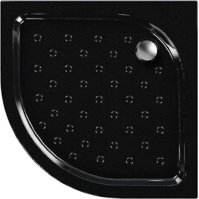 Акриловый поддон для душа Melodia della vita Round 90x90 MTYRD9090Bk Черный