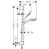 Hansgrohe Croma Select E Mul Uni душевой набор 0,65, цвет: хром