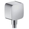 Hansgrohe Fixfit шланговое подсоединение c защитой, цвет: хром