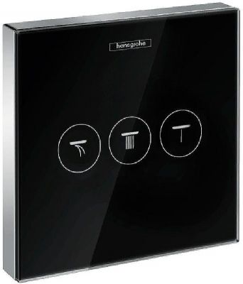 Переключатель потоков Hansgrohe Select 15736600 Черный хром