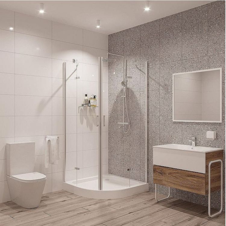 Душевой уголок Niagara Nova 90х90 NG-6615-08 профиль Хром стекло прозрачное