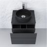 Тумба под раковину Jorno Stone 60 Stn.01.60/P/A/JR подвесная Антрацит