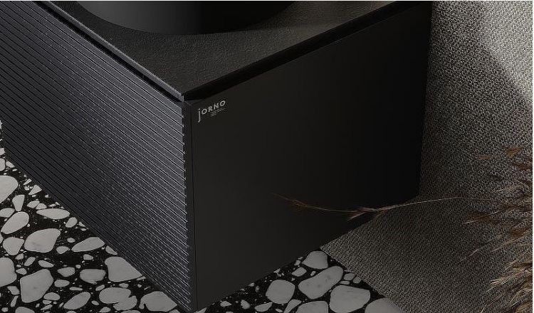 Тумба под раковину Jorno Stone 60 Stn.01.60/P/A/JR подвесная Антрацит