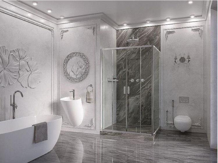 Душевой уголок Ambassador Forsa 140х120 17021109AX-120AX профиль Хром стекло прозрачное