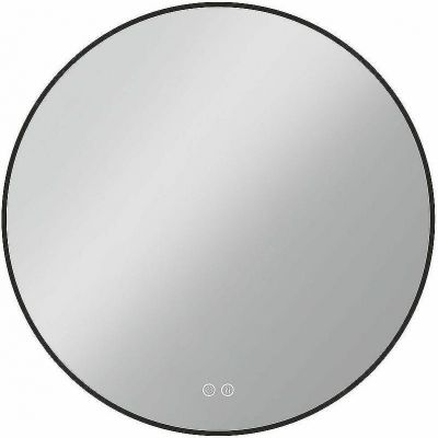 Зеркало Vincea 80 VLM-3DE800B-2 с подсветкой Черное с сенсорным выключателем с подогревом и диммером
