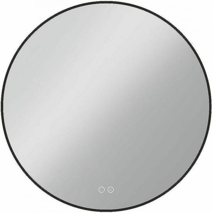 Зеркало Vincea 80 VLM-3DE800B-2 с подсветкой Черное с сенсорным выключателем с подогревом и диммером