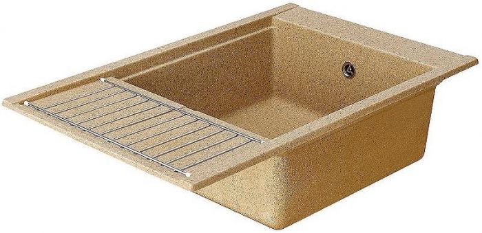 Кухонная мойка Aquaton Делия 78 1A715132DE220 Песочный