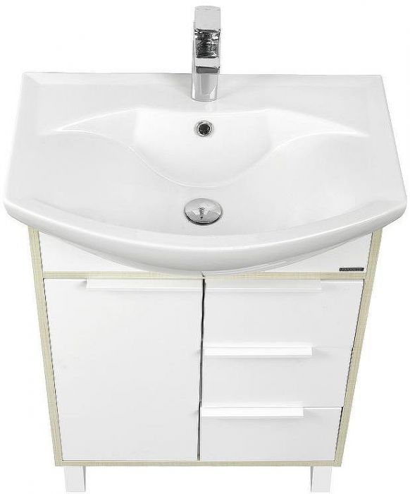 Тумба под раковину Aquaton Рико 60 1A213301RIB90 Белый Ясень фабрик
