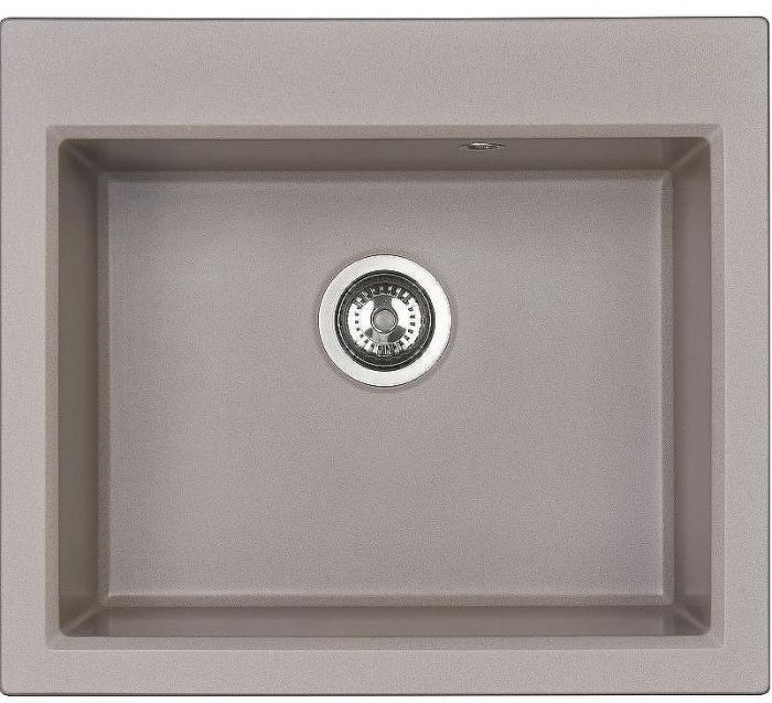 Кухонная мойка Aquaton Линеа 58 1A733032LW250 Серый шелк