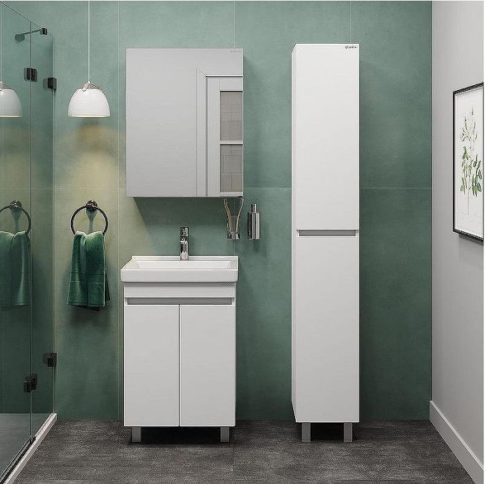 Тумба под раковину Onika Милтон Квадро 55 105561 Белая