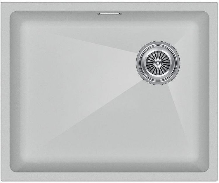 Кухонная мойка Paulmark Lumi 55 UNI-Skew LU55SK-WH Белая