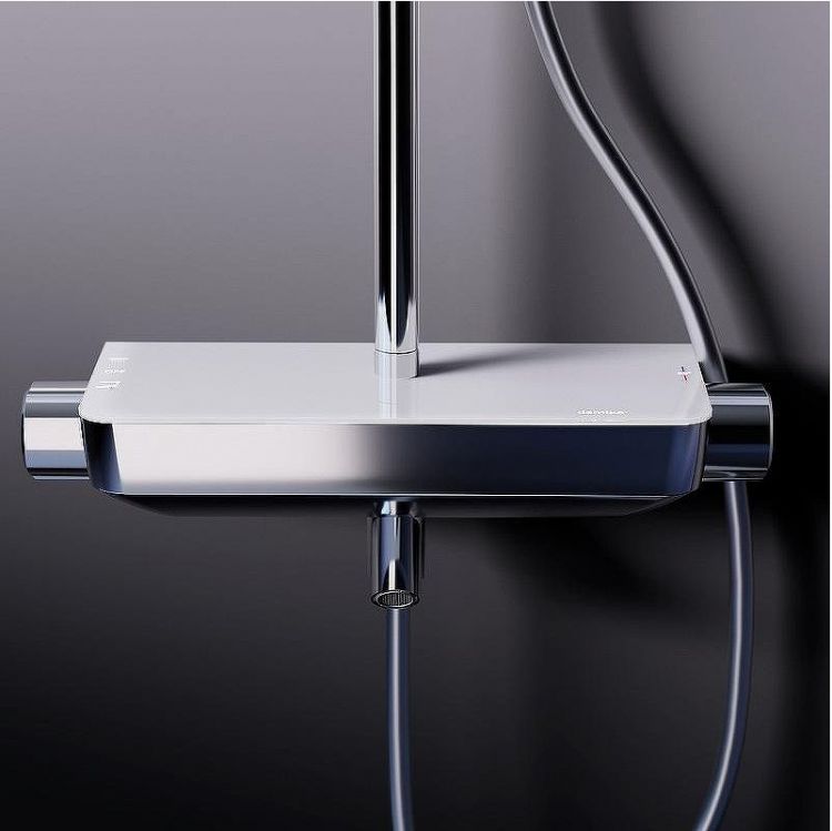 Душевая система Damixa Scandinavian Pure 936760000 с термостатом Хром Душевая система Damixa Scandinavian Pure 936760000 с термостатом Хром