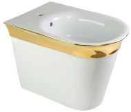 Биде Migliore Monaco 32073 цвет Белый с декором Золото